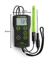 Milwaukee MW102 PRO+ 2-in-1 pH and Temperature Meter with ATC